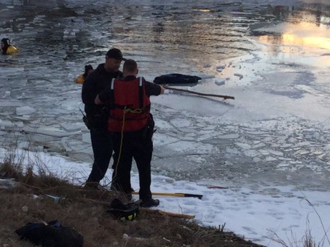 boy pulled from icy pond in parker colorado